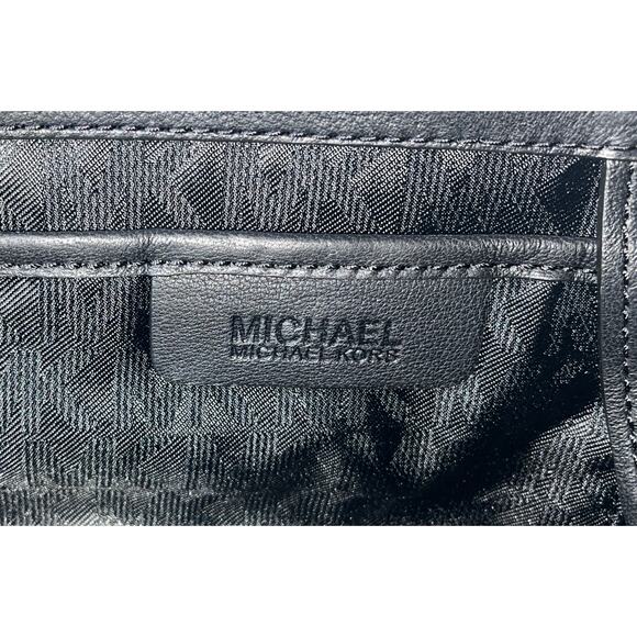 B1 MICHAEL KORS Handbag Lamb Leather RUNWAY SAMPLE Black - Picture 7 of 8